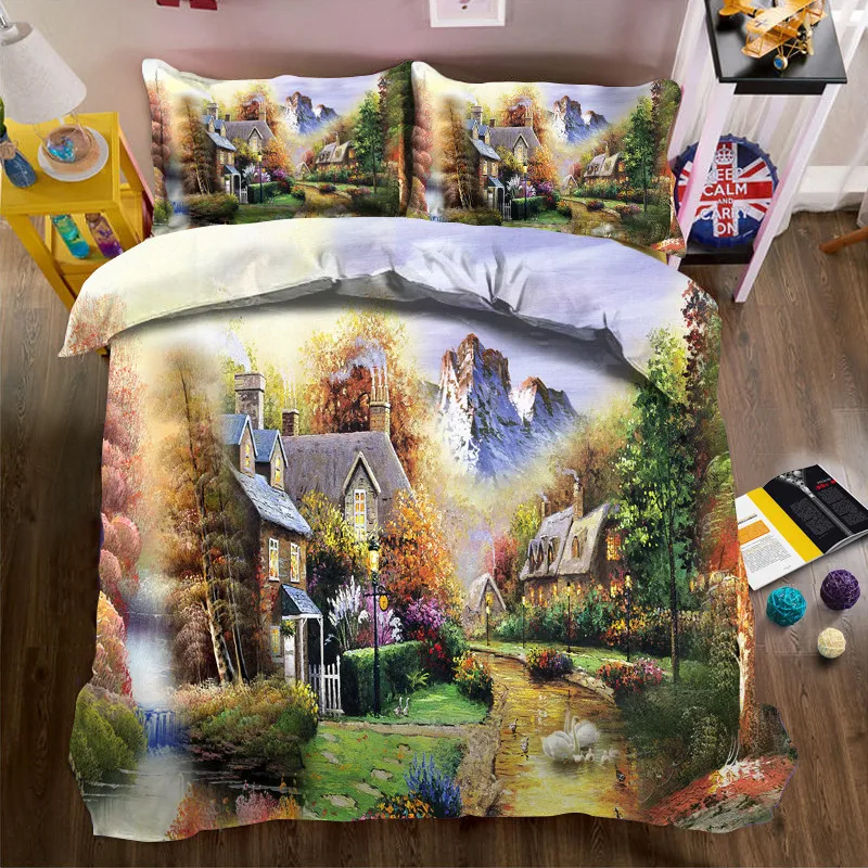 Morden 3D Bedding Set Beautiful natural scenery Quilt Cover Set King Queen Twin Size Home Textiles Drop Ship
Morden 3D Bedding Set Beautiful natural scenery Quilt Cover Set King Queen Twin Size Home Textiles Drop Ship