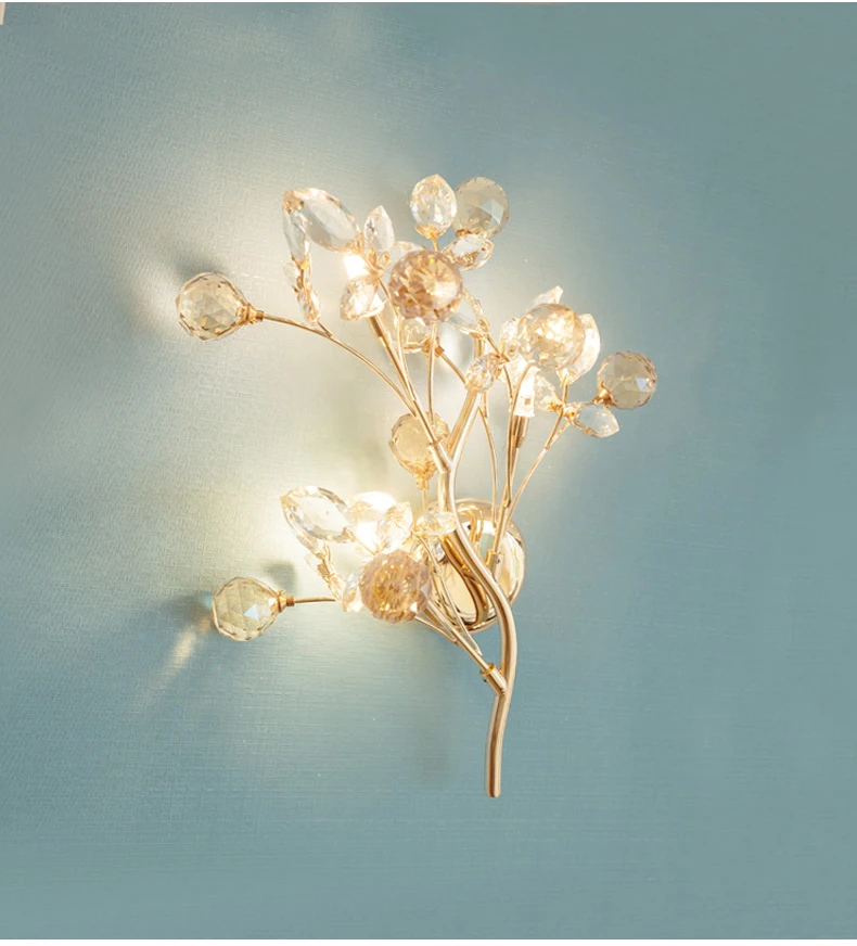 Novelty Led Crystal Christmas tree Wall sconce for new year wedding Bedroom Wall Lamp Luxury Romantic Bedside Led Wall Light
Novelty Led Crystal Christmas tree Wall sconce for new year wedding Bedroom Wall Lamp Luxury Romantic Bedside Led Wall Light