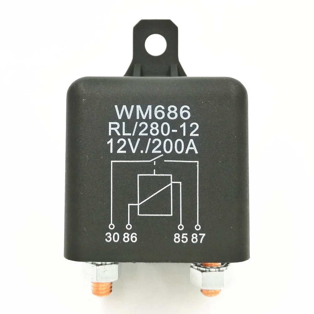 12V 200A сверхмощное разделение зарядки Переключатель ВКЛ/ВЫКЛ реле авто лодка