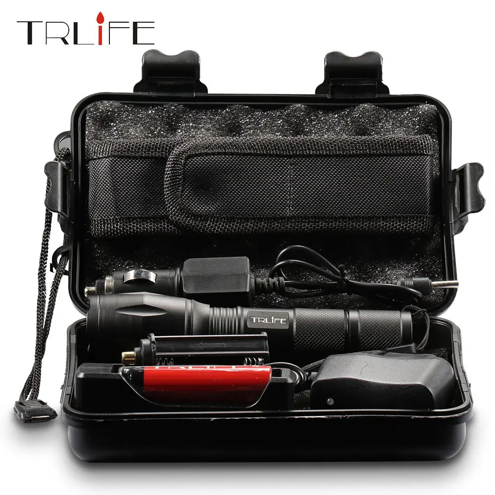 LED Flashlight outdoor lighting T6/L2/V6 Led torch Zoomable 5 Lighting modes Used for hunting camping adventure night rides
LED Flashlight outdoor lighting T6/L2/V6 Led torch Zoomable 5 Lighting modes Used for hunting camping adventure night rides