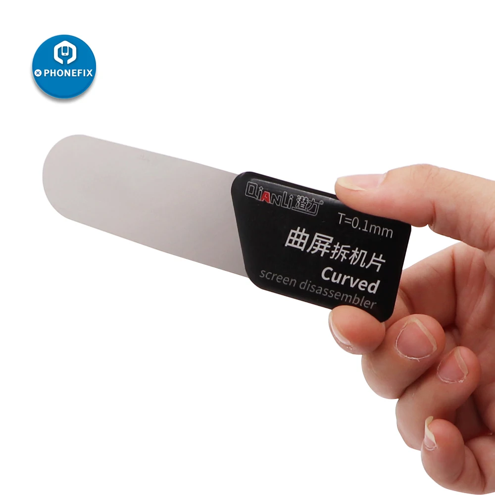 Qianli Mobile Phone Curved LCD Screen Spudger Opening Pry Card Tools Ultra Thin Flexible Mobile Phone Disassemble Steel Metal
Qianli Mobile Phone Curved LCD Screen Spudger Opening Pry Card Tools Ultra Thin Flexible Mobile Phone Disassemble Steel Metal