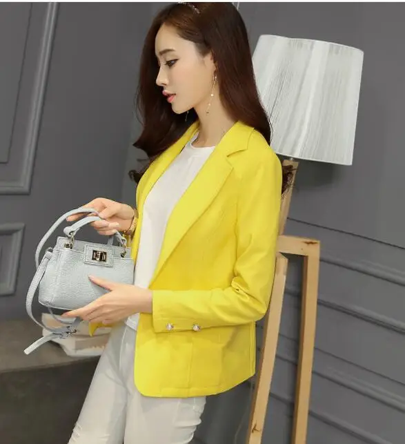 Women Blazers 2019 Green Color Long Sleeve Jackets Solid Single Button Coat Slim Office Lady Jacket Female Tops Blazer Feminino
Women Blazers 2019 Green Color Long Sleeve Jackets Solid Single Button Coat Slim Office Lady Jacket Female Tops Blazer Feminino