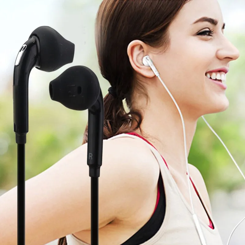 kismo 3.5mm jack stereo bass wired earphone Microphone music Earphone for Samsung Galaxy S7 S6 Edge A3 J5 Handsfree Earbuds | Электроника