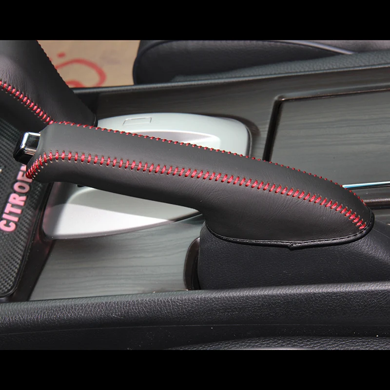 Genuine Leather Handbrake Grips for Honda CROSSTOUR Natural leather cover on the handbrake car accessories interior
Genuine Leather Handbrake Grips for Honda CROSSTOUR Natural leather cover on the handbrake car accessories interior