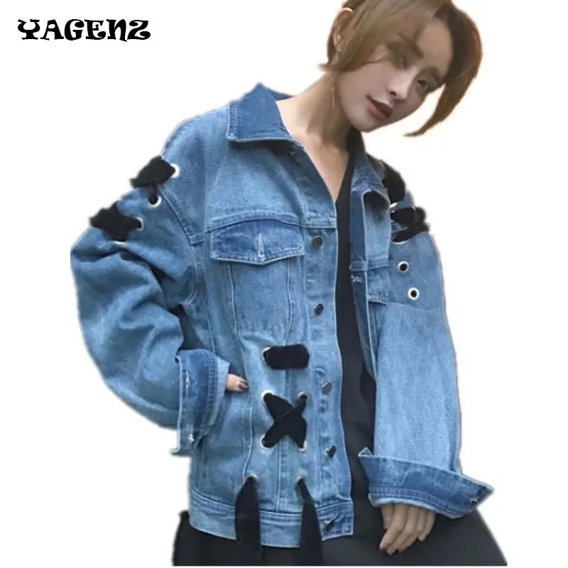 2019 Spring Autumn Long Sleeve Women's Denim Jacket And Korea Style Cowboy Bandage Jackets For Coat Women A179
2019 Spring Autumn Long Sleeve Women's Denim Jacket And Korea Style Cowboy Bandage Jackets For Coat Women A179
