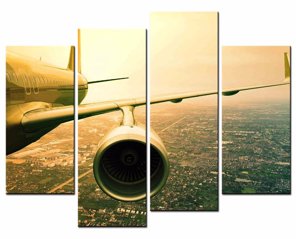 Framed 4 Panels/Set Aircraft in flight HD Canvas Print Painting Artwork Gift Wall Art Picture.decorative painting/XJ-12Y-109
Framed 4 Panels/Set Aircraft in flight HD Canvas Print Painting Artwork Gift Wall Art Picture.decorative painting/XJ-12Y-109