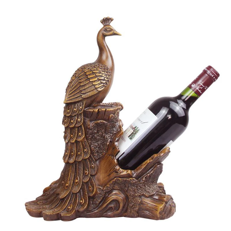 Resin Sculpture Wine Rack Decoration Figurine Animal Peacock Wine Holder Wine Bottle Holder Accessories Decoration Gifts
Resin Sculpture Wine Rack Decoration Figurine Animal Peacock Wine Holder Wine Bottle Holder Accessories Decoration Gifts