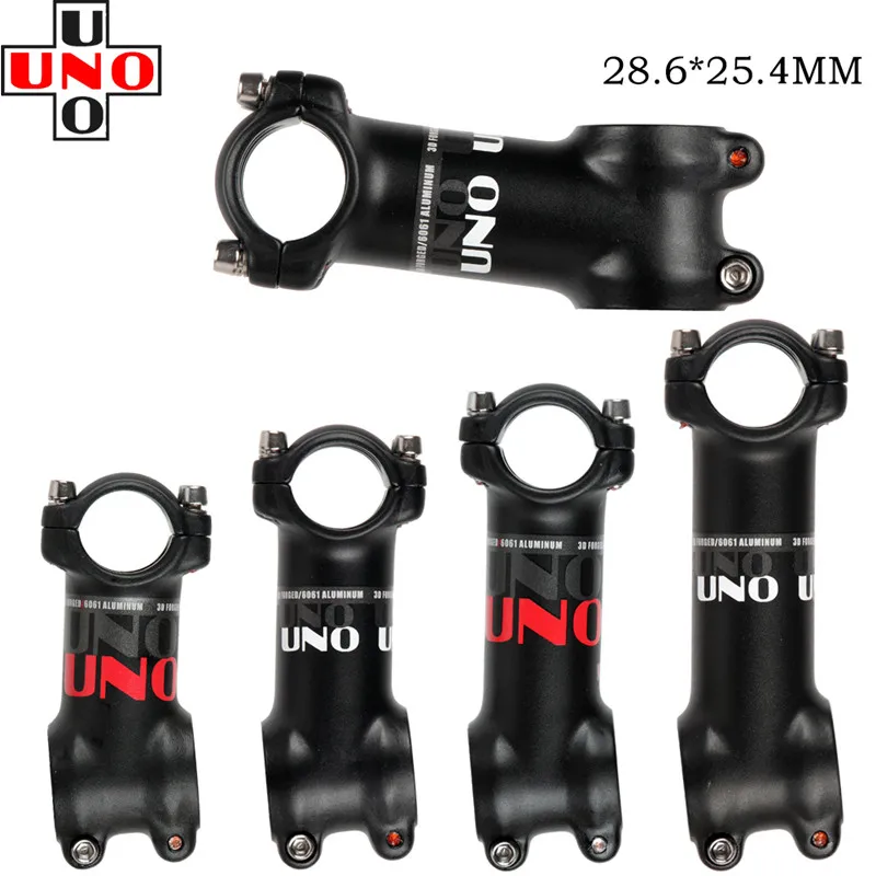 UNO Bike Stem ultra light Bicycle Stem Handle Riser, 7 degree 28.6*25.4 70-100MM
UNO Bike Stem ultra light Bicycle Stem Handle Riser, 7 degree 28.6*25.4 70-100MM