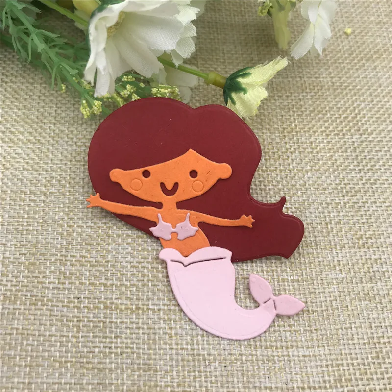 Mermaid Metal Cutting Dies for DIY Scrapbooking Album Paper Cards Decorative Crafts Embossing Die Cuts
Mermaid Metal Cutting Dies for DIY Scrapbooking Album Paper Cards Decorative Crafts Embossing Die Cuts