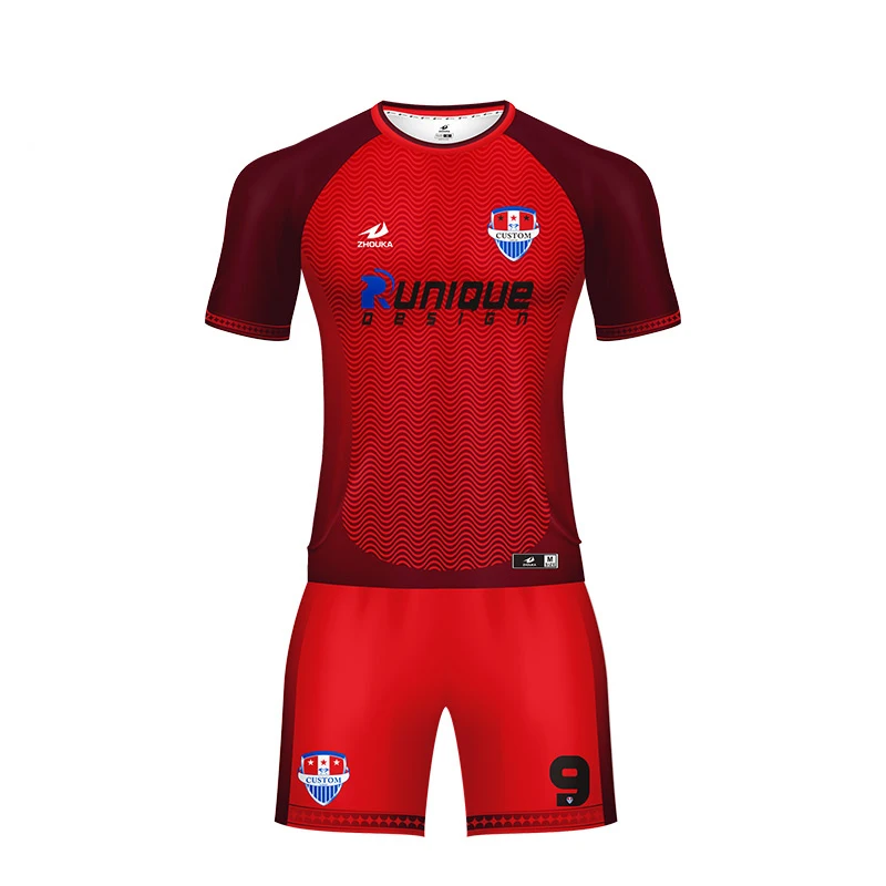 Комплекты футбольной формы для тренировок команды с настраиваемым дизайном для молодежи. Быстросохнущая одежда.