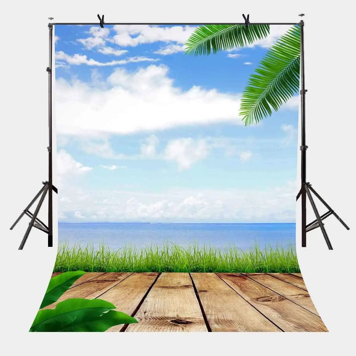 150x220cm Blue Sky White Clouds Backdrop Oceanside Wooden Trail Nature Photography Background for Camera Photo Props
150x220cm Blue Sky White Clouds Backdrop Oceanside Wooden Trail Nature Photography Background for Camera Photo Props