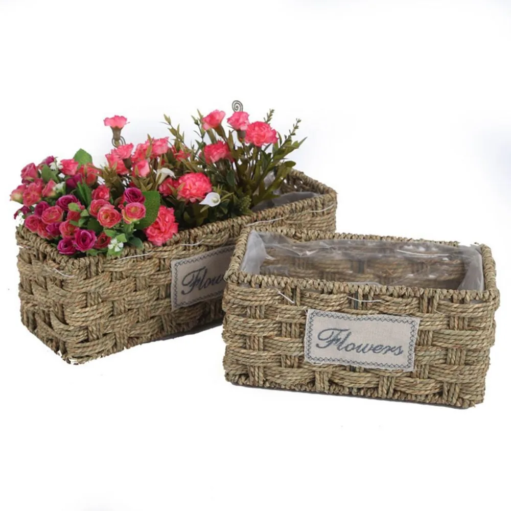 Big /Small Flower Pot Groot Straw Pastoral Flower Basket Handmade Braided Plant Pot Home Decoration Accessories Waterproof
Big /Small Flower Pot Groot Straw Pastoral Flower Basket Handmade Braided Plant Pot Home Decoration Accessories Waterproof
