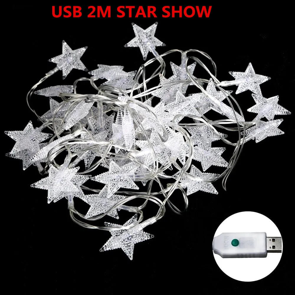 Led Stars Holiday Lights String USB 2M 20 Battery Powered Fairy Lights Christmas Holiday Decoration Light Wedding Birthday Party
Led Stars Holiday Lights String USB 2M 20 Battery Powered Fairy Lights Christmas Holiday Decoration Light Wedding Birthday Party