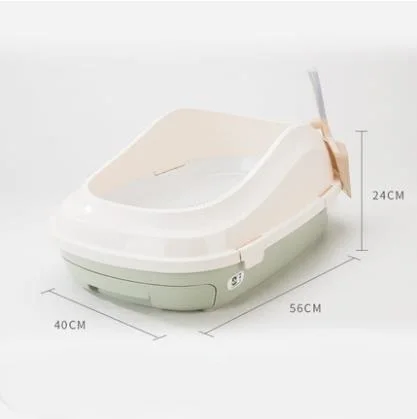 Semi-enclosed litter bowl for cats Dimensions: approximately 22 inches long, 15.7 inches wide and 9.4 inches high
Semi-enclosed litter bowl for cats Dimensions: approximately 22 inches long, 15.7 inches wide and 9.4 inches high