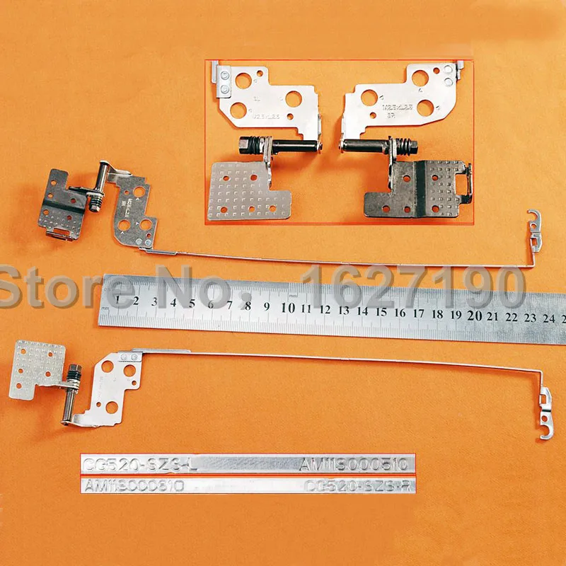 

New Laptop Hinge For Lenovo IdeaPad 110-15IBR PN:AM11S000510 AM11S000610 Notebook Left+Right LCD Screen Hinges Laptop