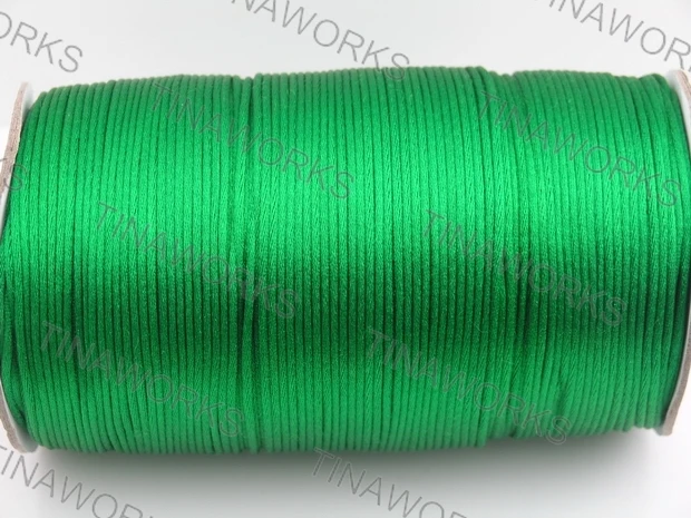FREE SHIPPING 300meters/327Yards Irish Green Rattail Satin Cord/Thread Chinese knot/Nylon beading cord
FREE SHIPPING 300meters/327Yards Irish Green Rattail Satin Cord/Thread Chinese knot/Nylon beading cord