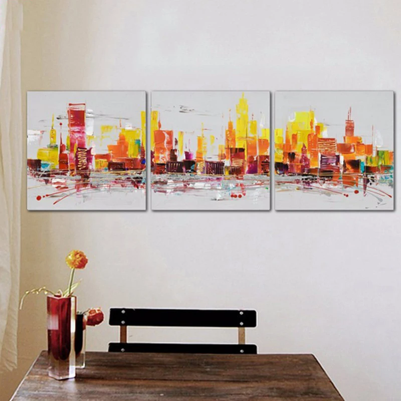 3 Panel City Downtown Cosmopolitan New York Urban Skyline Handmade Canvas Oil Painting Wall Art Livingroom Home Decor
3 Panel City Downtown Cosmopolitan New York Urban Skyline Handmade Canvas Oil Painting Wall Art Livingroom Home Decor
