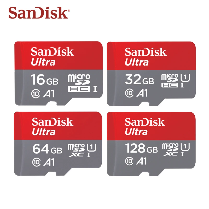 SanDisk MicroSD карта 128 Гб класс 10 памяти 32 16 sd tarjeta micro 64 флэш память TF карты Бесплатный