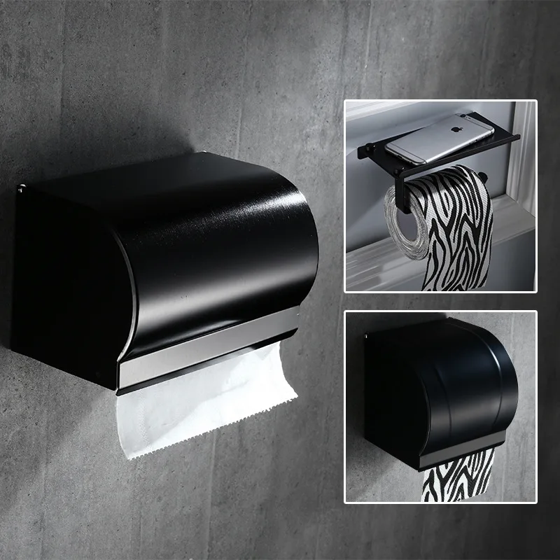 Bathroom Paper Holder Aluminum Black Bathroom Paper Roll Holder Brief Tissue Holder Box Rack Toilet Paper Holder Tissue Boxes
Bathroom Paper Holder Aluminum Black Bathroom Paper Roll Holder Brief Tissue Holder Box Rack Toilet Paper Holder Tissue Boxes