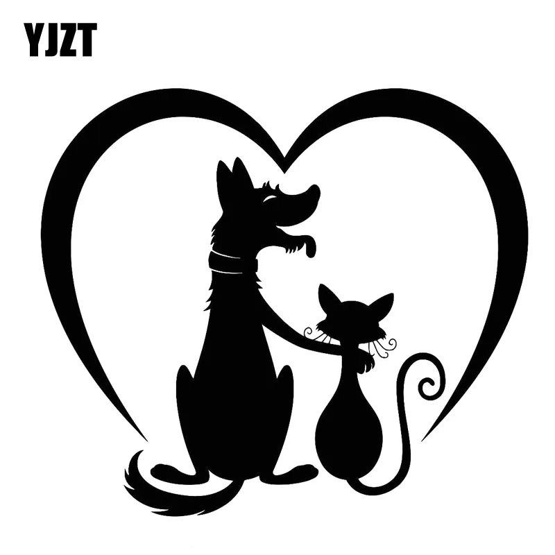 YJZT 14,5 см * 12,7 см виниловые наклейки с животными, собаками, кошками, друзьями, черные/серебряные Фотообои
YJZT 14,5 см * 12,7 см виниловые наклейки с животными, собаками, кошками, друзьями, черные/серебряные Фотообои
