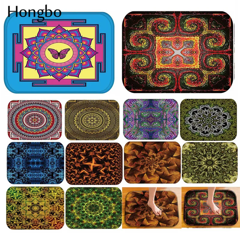 Hongbo India Datura Geometric Flower Print Mat Environmental Protection Non-slip Doormat Kitchen Water Absorbent Soft Rugs
Hongbo India Datura Geometric Flower Print Mat Environmental Protection Non-slip Doormat Kitchen Water Absorbent Soft Rugs