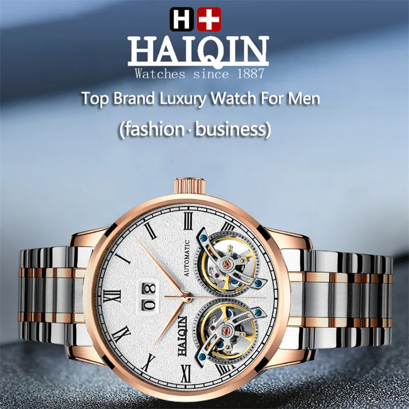 HAIQIN new business watch men automatic clock men tourbillon waterproof Mechanical men's watches top brand relogio masculino+box
HAIQIN new business watch men automatic clock men tourbillon waterproof Mechanical men's watches top brand relogio masculino+box