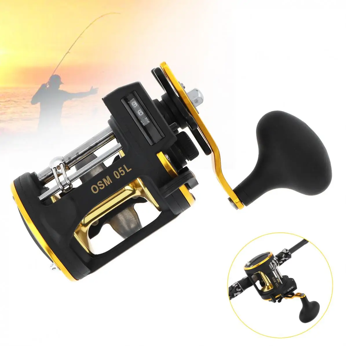 Metal Drum Fishing Reel Max Drag 20kg Trolling Wheel Casting Spinning Boat Sea Reel with Counter
Metal Drum Fishing Reel Max Drag 20kg Trolling Wheel Casting Spinning Boat Sea Reel with Counter
