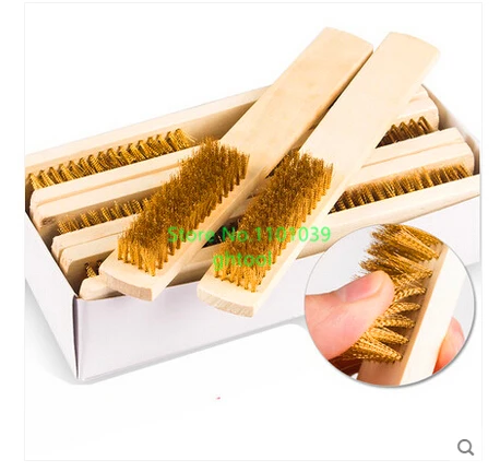 Jewelry Making Tools Derusting Cleaning Brushes Household Cleaning Tools Wooden Handle Brass Wire Brush 12pcs/lot ghtool
Jewelry Making Tools Derusting Cleaning Brushes Household Cleaning Tools Wooden Handle Brass Wire Brush 12pcs/lot ghtool