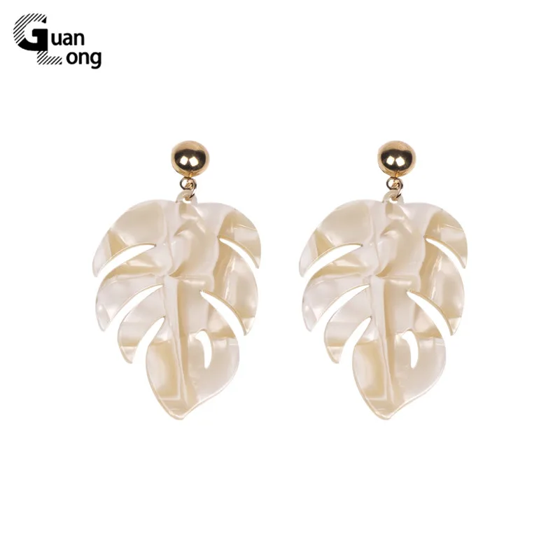 GuanLong Vintage Long Resin Leaf Earrings for Women Big Metal Acrylic Dangle Drop Earings Girls Fashion Summer Jewelry Brincos
GuanLong Vintage Long Resin Leaf Earrings for Women Big Metal Acrylic Dangle Drop Earings Girls Fashion Summer Jewelry Brincos