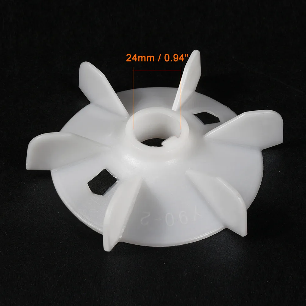 Uxcell 1Pcs 130x24mm/155x24mm Y90-2/Y90-4 White Plastic 6 Impeller Motor Round Shaft Replacement Fan Vane for Home DIY
Uxcell 1Pcs 130x24mm/155x24mm Y90-2/Y90-4 White Plastic 6 Impeller Motor Round Shaft Replacement Fan Vane for Home DIY