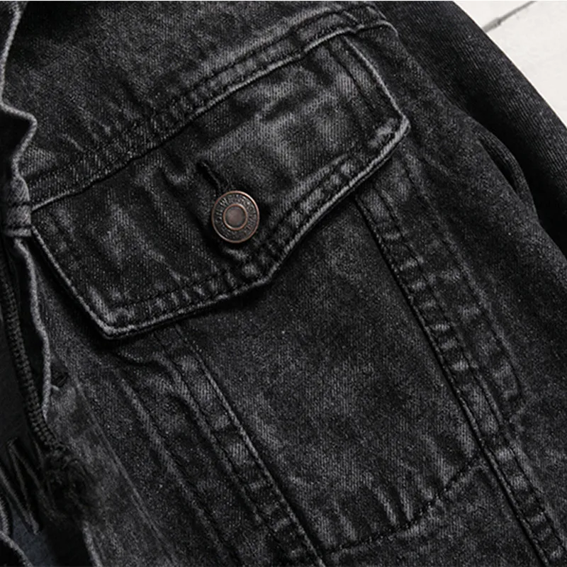 2019 New Mens Hooded Denim Jacket Fashion Loose Black Hip Hop Casual Cowboy Coat Autumn Winter Outerwear Male Brand Clothes
2019 New Mens Hooded Denim Jacket Fashion Loose Black Hip Hop Casual Cowboy Coat Autumn Winter Outerwear Male Brand Clothes