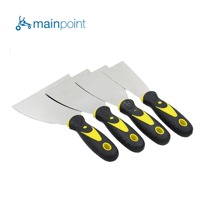 Mainpoint 4 шт. нож для шпатлевки скребок лезвие 2 "3" "5" ручка из нержавеющей