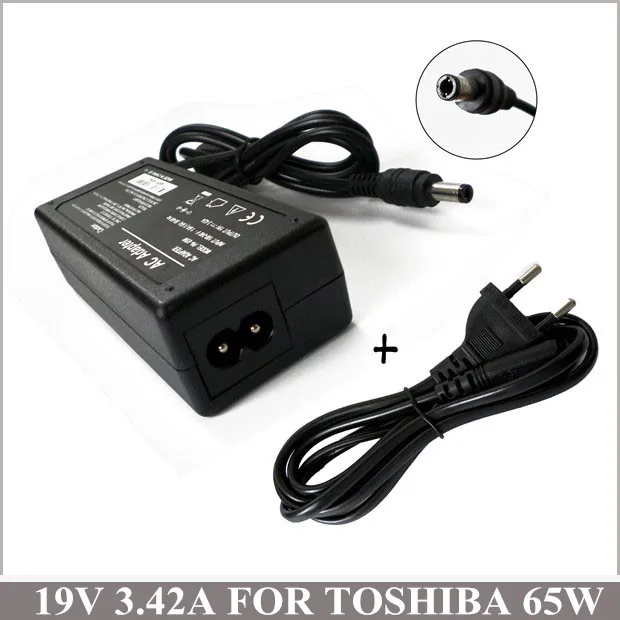 19V 3.42A 65W Notebook Laptop Charger Plug AC Adapter For Netbook Toshiba Satellite A215-S5822 E105-S1402 L505D-S5983 L25-S119
19V 3.42A 65W Notebook Laptop Charger Plug AC Adapter For Netbook Toshiba Satellite A215-S5822 E105-S1402 L505D-S5983 L25-S119