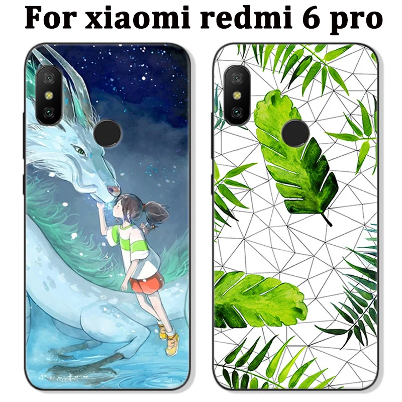 Фото Чехол для xiaomi redmi 6 pro милый мультяшный Мягкий силиконовый чехол redmi6 телефона redmi6pro