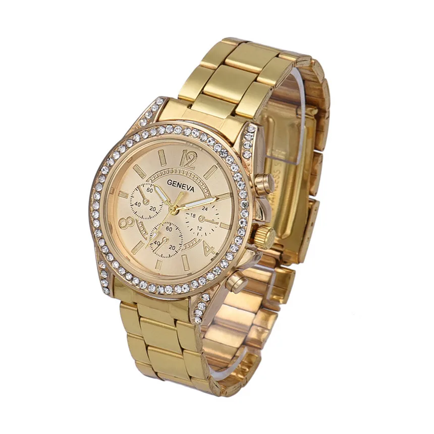 Fashion Geneva Women Rhinestone Crystal Quartz Analog Wrist Watch Reloj De Mujer Modernos 2019 D30
Fashion Geneva Women Rhinestone Crystal Quartz Analog Wrist Watch Reloj De Mujer Modernos 2019 D30