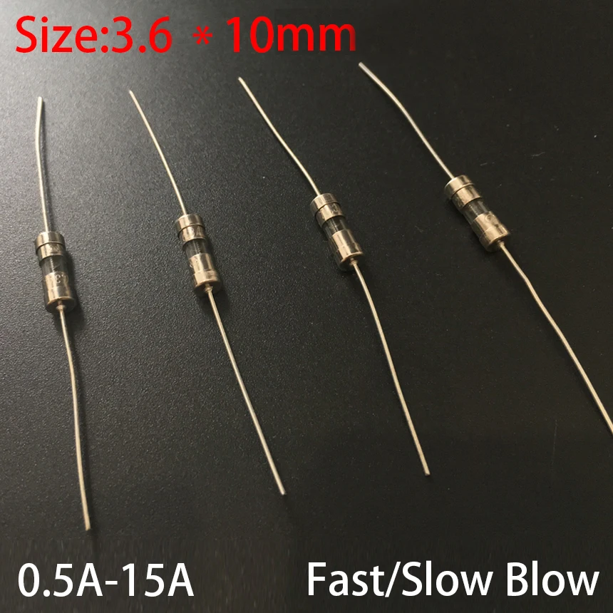 2.5A 3A 3.15A 4A 5A 250V 3.6*10mm 3.6x10mm Double Iron Cap Glass Tube Cartridge F Fast Quick T Slow Blow Lead Wire Axial Fuse
2.5A 3A 3.15A 4A 5A 250V 3.6*10mm 3.6x10mm Double Iron Cap Glass Tube Cartridge F Fast Quick T Slow Blow Lead Wire Axial Fuse
