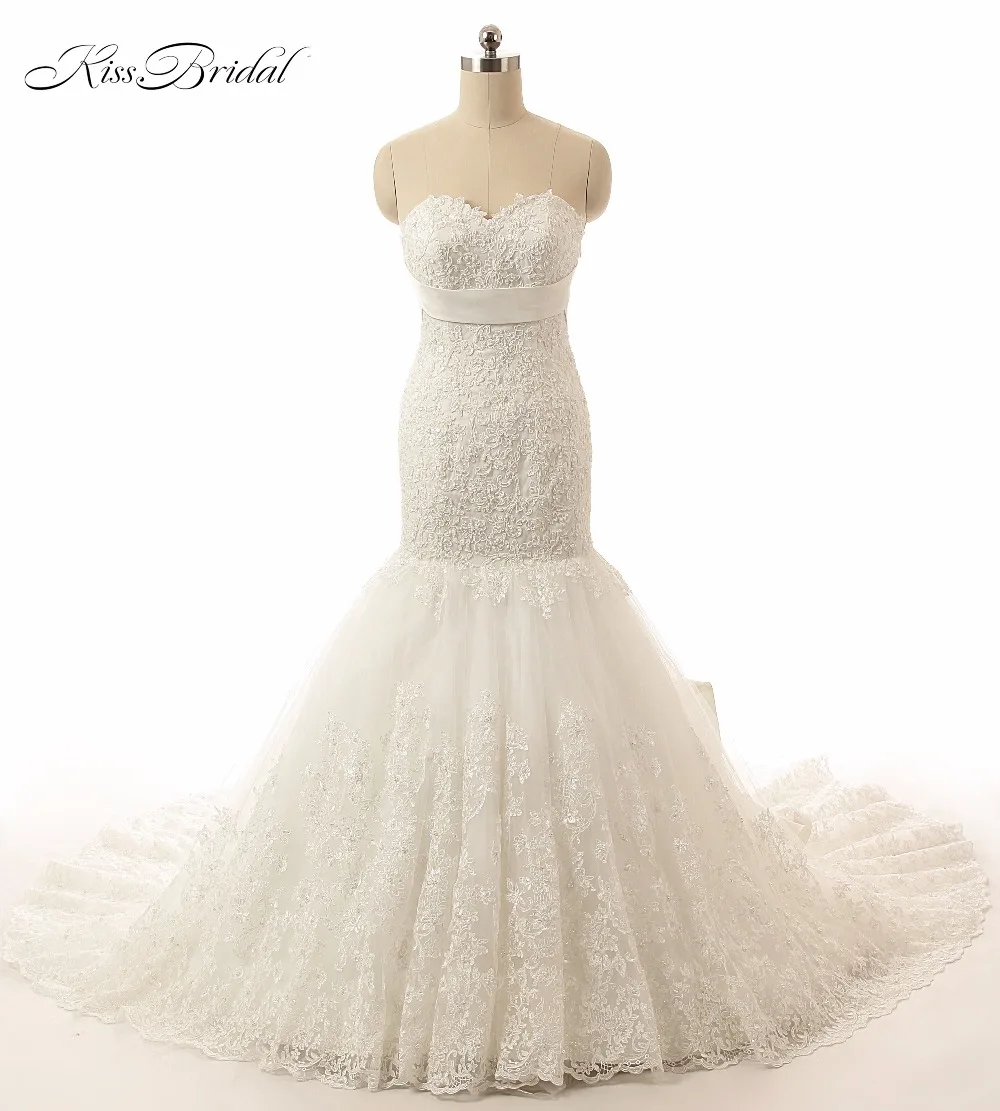 2017 Vestido de Novia Mermaid Wedding Dresses Sweetheart Neck Sleeveless Lace Backless Applique Bridal Gowns Custom Made
2017 Vestido de Novia Mermaid Wedding Dresses Sweetheart Neck Sleeveless Lace Backless Applique Bridal Gowns Custom Made