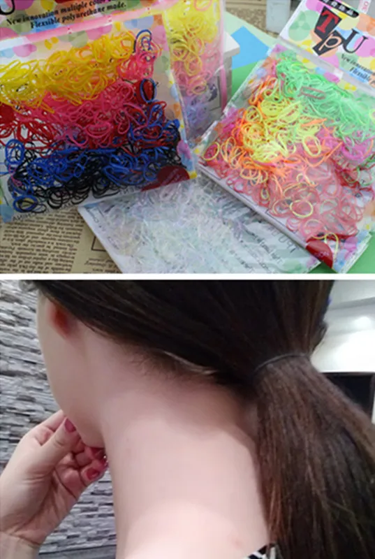 400-500Pcs/bag Rubber Hairband Rope Ponytail Holder Elastic Hair Band Ties Braids Plaits Hair Accessories For Girls Kids
400-500Pcs/bag Rubber Hairband Rope Ponytail Holder Elastic Hair Band Ties Braids Plaits Hair Accessories For Girls Kids
