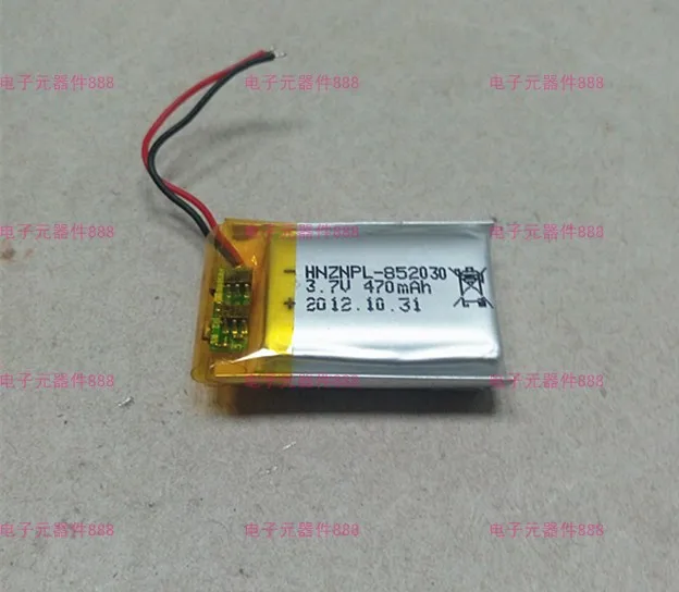 Новая популярная полимерная литиевая батарея 3,7 в 832030 852030 MP3 MP4 Bluetooth записывающая ручка пластина перезаряжаемая литий-ионная батарея
Новая популярная полимерная литиевая батарея 3,7 в 832030 852030 MP3 MP4 Bluetooth записывающая ручка пластина перезаряжаемая литий-ионная батарея