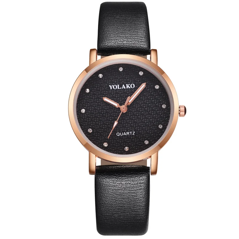 Hot Selling Lady's Simple Fashion Watch Flat Smooth Leather Belt Quartz | Наручные часы