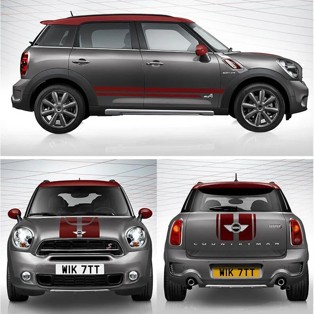 Whole Body Hood+Trunk+Side Door Stripes Decals And Stickers Car Styling For Mini Cooper S Countryman R60 Decoration Accessories
Whole Body Hood+Trunk+Side Door Stripes Decals And Stickers Car Styling For Mini Cooper S Countryman R60 Decoration Accessories