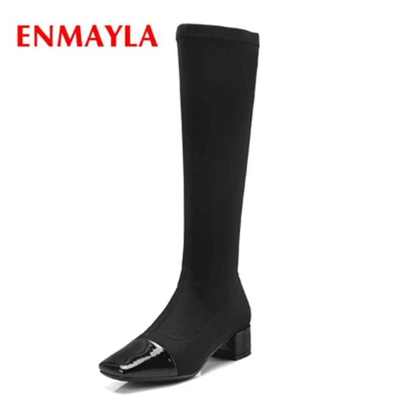Женские ботинки без шнуровки ENMAYLA, из натуральной кожи с квадратным носком, размеры 34-39, зима 2019
Женские ботинки без шнуровки ENMAYLA, из натуральной кожи с квадратным носком, размеры 34-39, зима 2019
