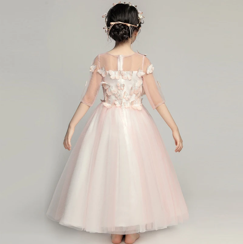 Kids Girls Fashion Embroidery Butterfly Design Birthday Wedding Party Long Ball Gown Dress Children Teens Evening Host Dress
Kids Girls Fashion Embroidery Butterfly Design Birthday Wedding Party Long Ball Gown Dress Children Teens Evening Host Dress
