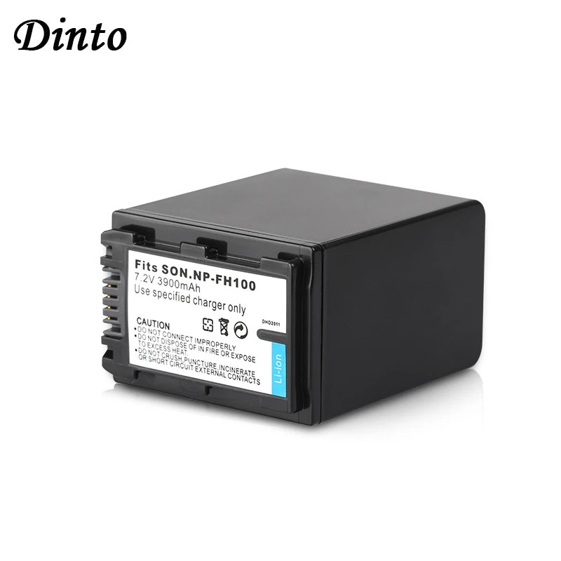 

Dinto 3900mAh NP-FH100 NPFH100 NP FH100 Rechargeable Digital Camera Battery for Sony DCR SR42E SR12E FH70 FH60 FH50 FH40 FH30