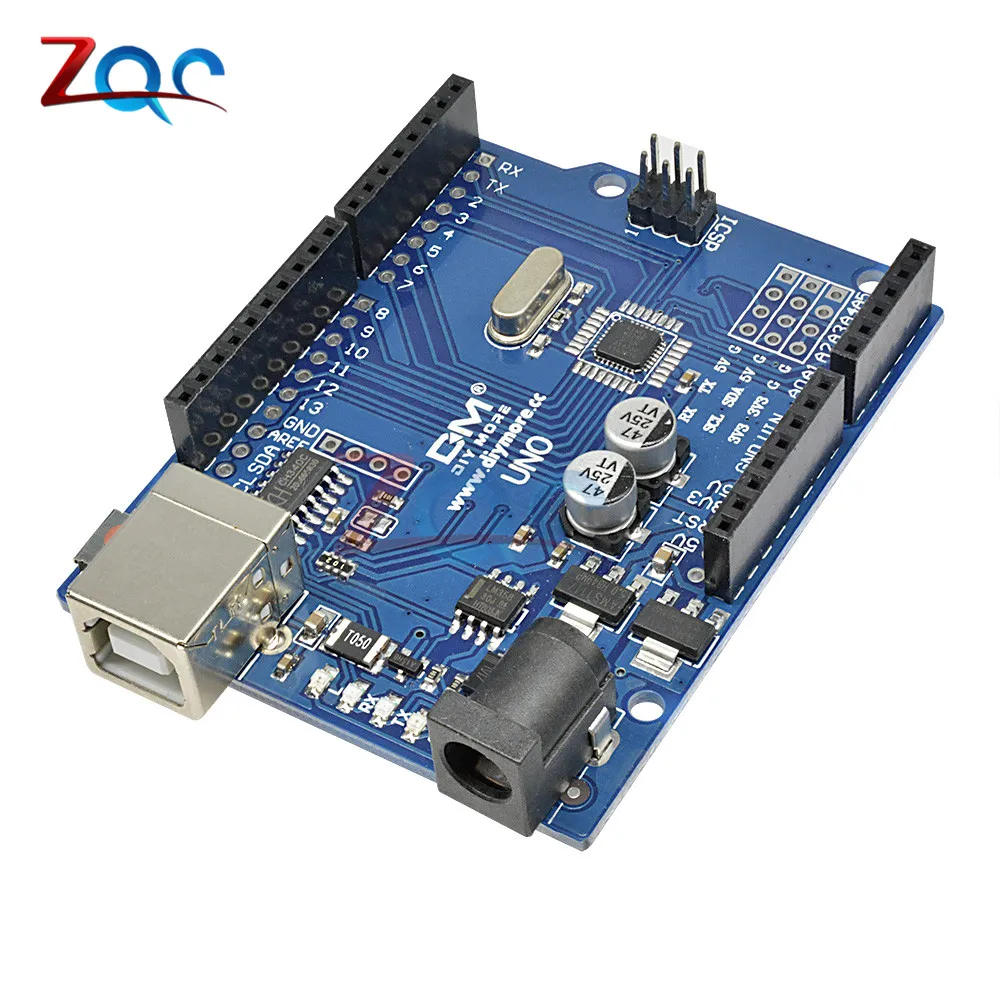 R3 Compatibles Board Mit Atmel ATmega328P 16MHz CH340 CH340G USB Replace ATmega16U2 With Pin
R3 Compatibles Board Mit Atmel ATmega328P 16MHz CH340 CH340G USB Replace ATmega16U2 With Pin