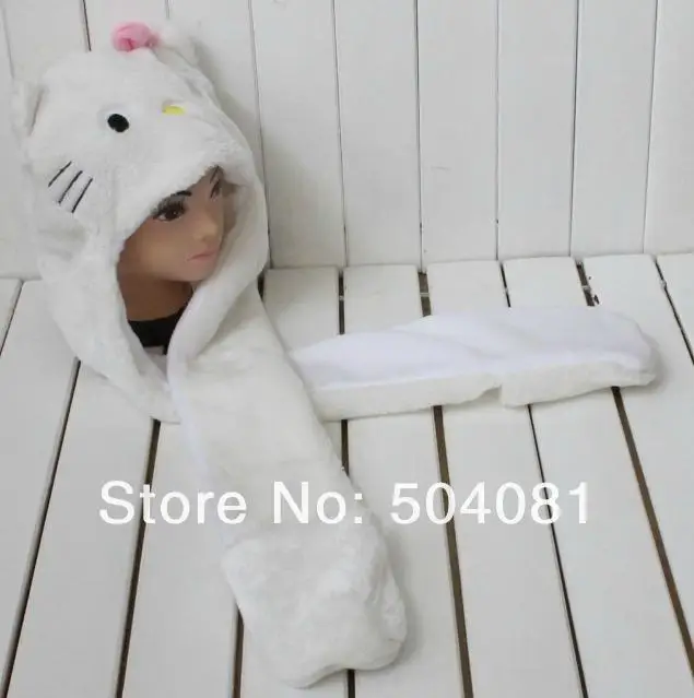 retail Fashion P kt cat children plush hat/animal cap/ cotton Fashion scarf Hat & Glove 3 in 1 Sets KT hat adult kt cap KT
retail Fashion P kt cat children plush hat/animal cap/ cotton Fashion scarf Hat & Glove 3 in 1 Sets KT hat adult kt cap KT