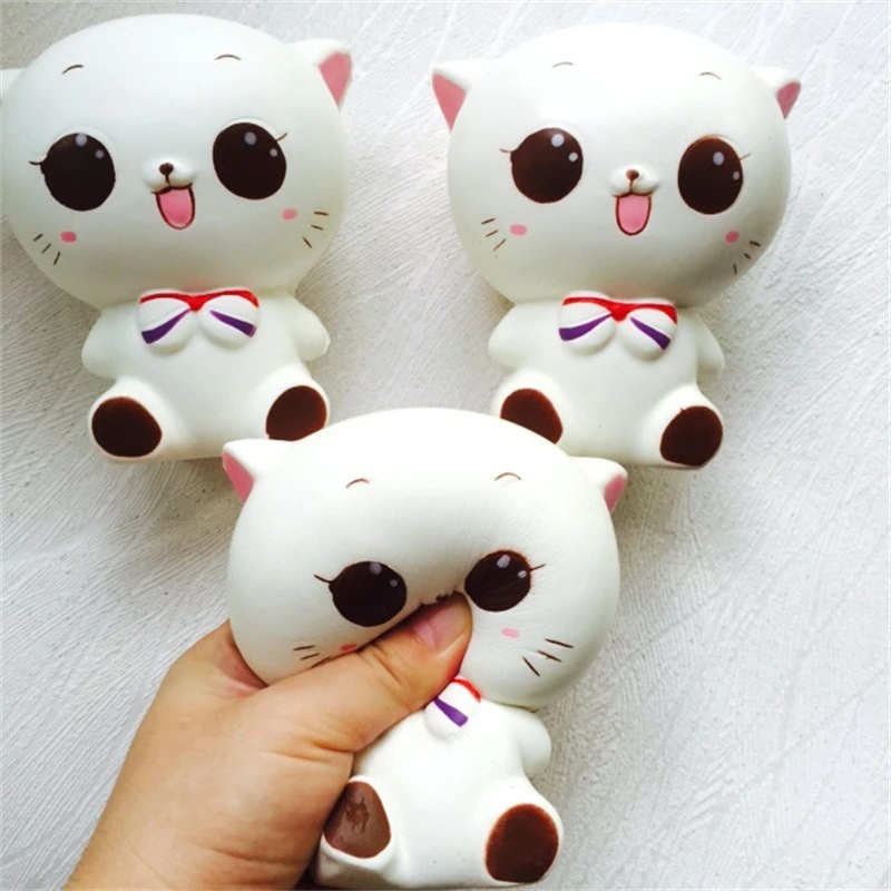 Сжимаемая игрушка в виде кошки из мультфильма, сжимаемая, медленно восстанавливает форму
Сжимаемая игрушка в виде кошки из мультфильма, сжимаемая, медленно восстанавливает форму