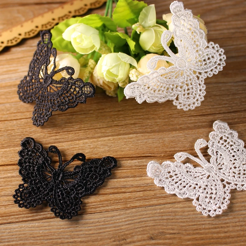 10pcs/lot Butterfly Lace Applique Polyester Trim For Garment Accessories Decoration Sew On Lace Fabric
10pcs/lot Butterfly Lace Applique Polyester Trim For Garment Accessories Decoration Sew On Lace Fabric