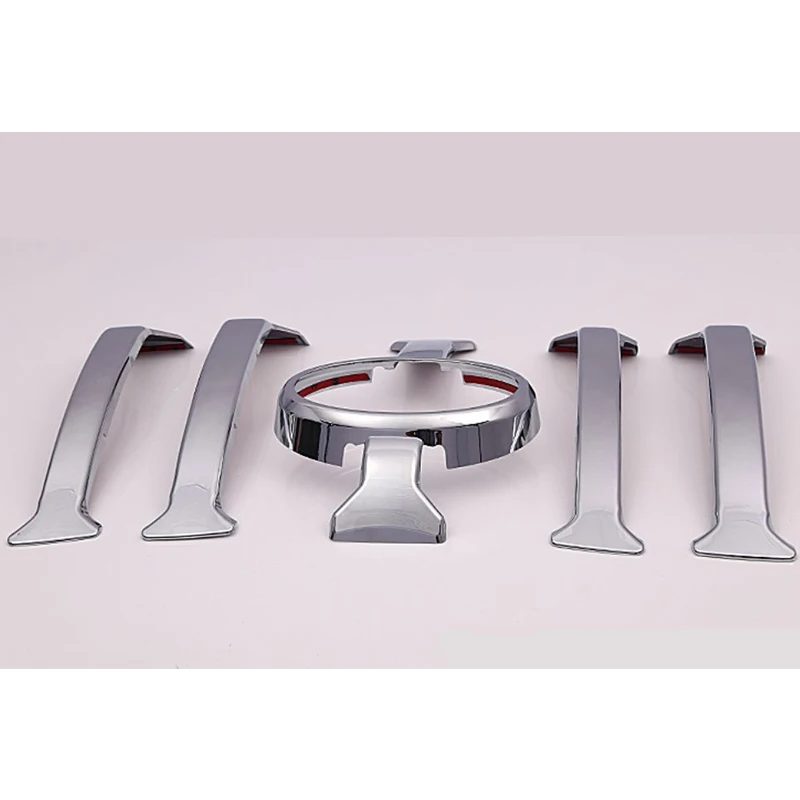 5X Chrome ABS Front Center Grille Cover Trim Fit for Toyota Prado FJ150 2014-2016
5X Chrome ABS Front Center Grille Cover Trim Fit for Toyota Prado FJ150 2014-2016