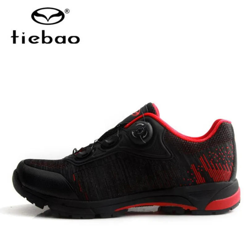 

Tiebao Men Cycling Shoes Cycling Equipment Road Racing MTB Shoes PVC Soles Mountain Bike Shoes Triatlon Zapatillas Ciclismo